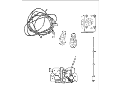 Ram 82212424AB REMOTE START Complete