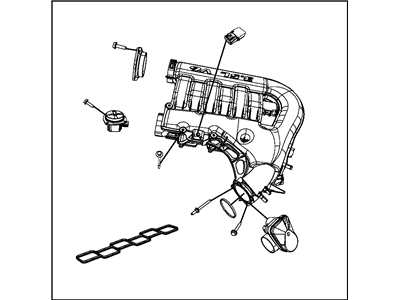 Mopar 4591863AL Plenum Intake Manifold