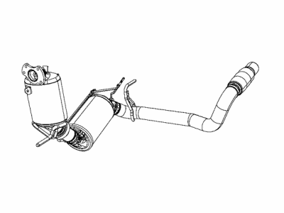 Jeep 68273872AB CONVERTER Catalytic