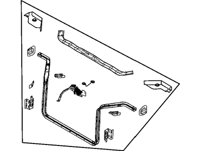 Mopar 5103397AD Crossmember Radiator Lower - Complete