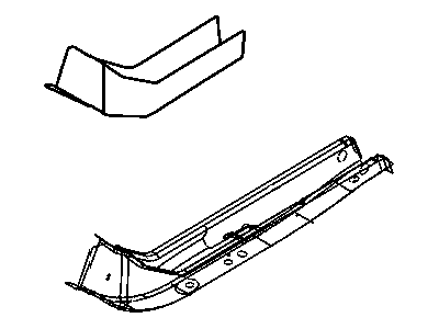Chrysler 4719776AB RAIL Front Side Rail Rear Right