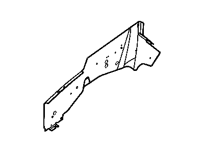 Chrysler 4719543AB REINFORCEMENT Front Side Rail Left