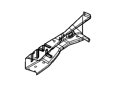 Chrysler 4719539AB RAIL Front Side Rail Front Left