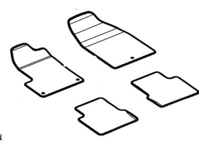 Dodge 1SW32DX9AD Mat - Floor
