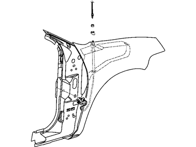 Dodge 4793963AA ADAPTER Antenna