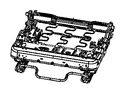 Jeep 68039673AA FRAME Front Seat Cushion