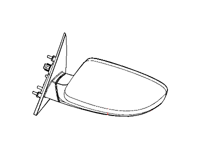2017 Chrysler 300 Car Mirror - 1TV62LAUAG