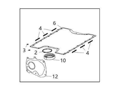 Dodge 68267540AA GASKET KIT SUPERCHARGER LID
