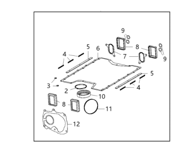 Dodge 68267539AA GASKET KIT Supercharger
