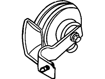 Dodge 4760944AC HORN AND BRACKET High Note