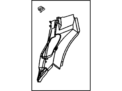 Chrysler 5097458AA PILLAR Center