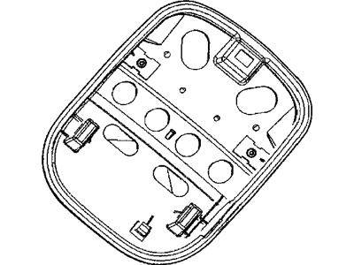 Mopar 55361301AA Lamp Bracket
