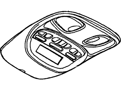 Ram 1BZ08BD1AA HOUSING Overhead Console