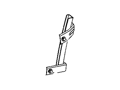 Dodge 5065778AD CHANNEL Rear Door Glass