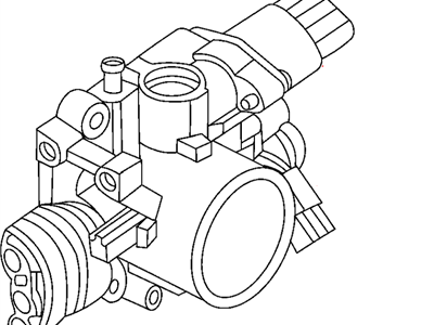 Chrysler 4891513AA THROTTLE BODY