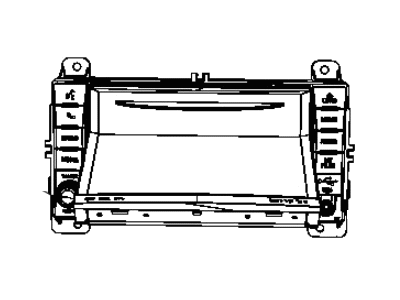 Jeep 68020389AA COVER Radio