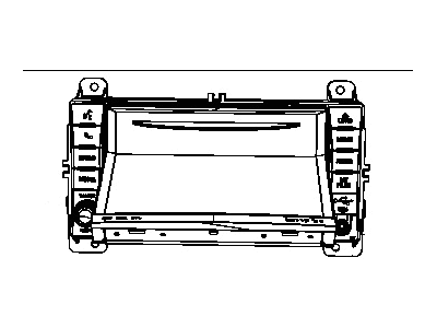 Mopar 68085152AA Knob Radio