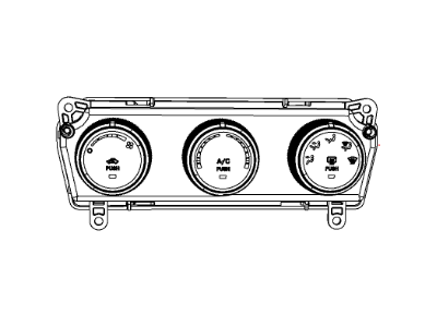Jeep 68197432AA CONTROL A/C And Heater