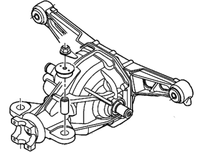 Dodge 53010743AG DIFFERENTIAL Rear Axle