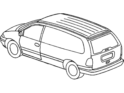 2000 Dodge Caravan Door Moldings - 4717236