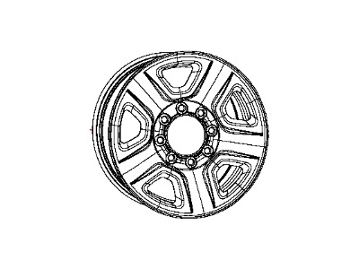 Ram 3500 Spare Wheel - 1UD26SZ0AA