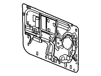 Dodge 55276175AK WATERSHIELD Front Door