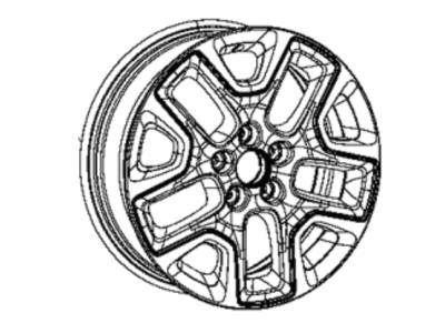 2020 Jeep Compass Spare Wheel - 6YZ612XFAA