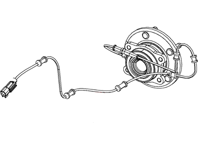 Mopar 68141898AB Sensor Wheel Speed