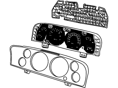 Dodge Ram 1500 Instrument Cluster - 56051101AF