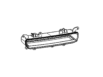 Jeep 6FN19TX7AA BIN Instrument Panel AUX Delete