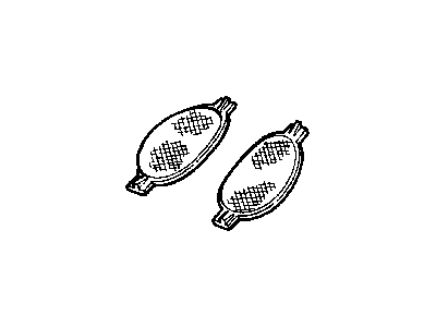 Dodge 5003658AB LENS Reading Lamp