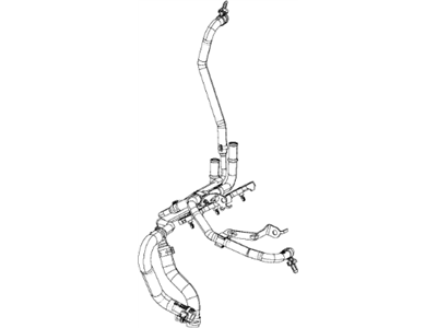 Ram 68260023AA HOSE Heater Supply and Return