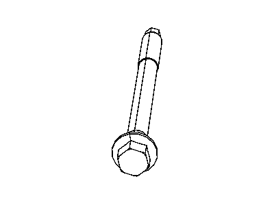 Jeep 6104178AA SCREW Hex Flange Head M6X1.0X10.00