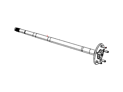 Ram Dakota Axle Shaft - 68045426AA