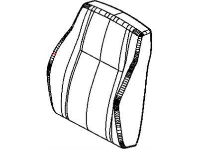 Jeep 5YB33XDVAA COVER Front Seat Back