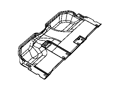 Ram 68245835AC SILENCER Floor Pan Under Rear Seat