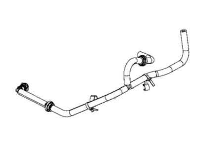 Ram Brake Booster Vacuum Hose - 4581533AB
