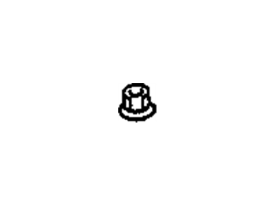Mopar MS440003 Top Nut, Front