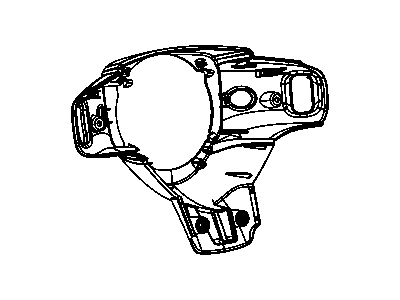 Dodge 1UE901X9AB COVER Steering Wheel Back