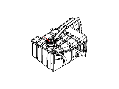 Jeep 55116873AD BOTTLE Coolant Recovery