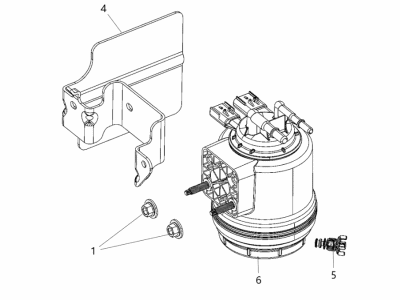Ram 68432442AB FILTER Fuel