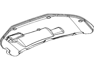 Chrysler 5074506AB SILENCER Hood