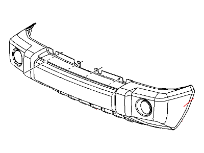 Jeep Commander Bumper - 5JU641X8AC