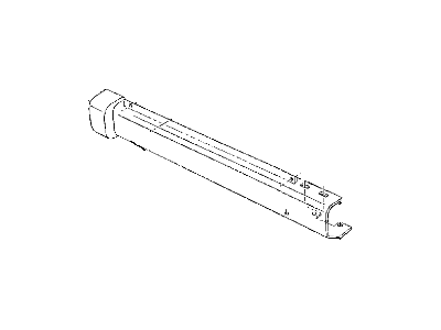 Mopar 5EE85JX8AC Bar Bumper Front - Painted