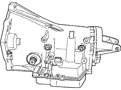 Dodge 5097984AB TRANSAXLE PACKAGE WITH TORQUE CONVERTER