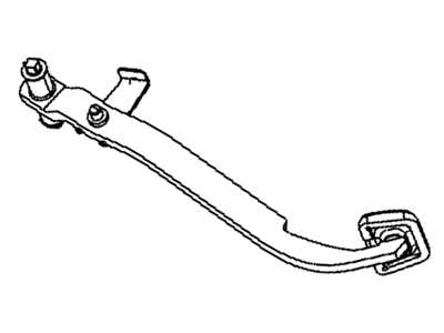 Jeep 4779602AA PEDAL AND PAD Brake