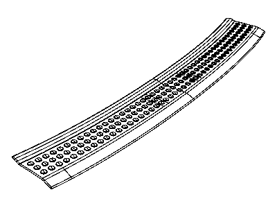 Chrysler 68002930AC SCUFF PAD Rear Fascia