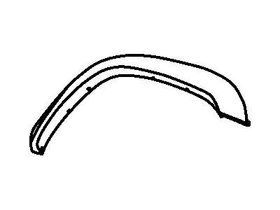 Ram 1EM24RXFAC MOLDING Wheel Opening Flare