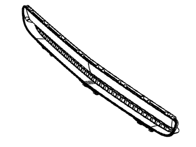 Mopar 68109841AA Lower Grille, Front