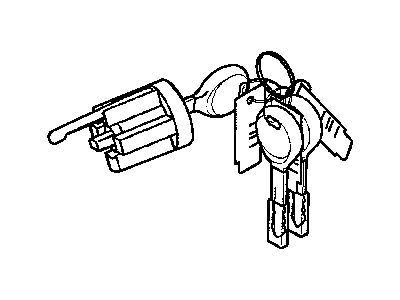Chrysler Ignition Lock Assembly - MN133168